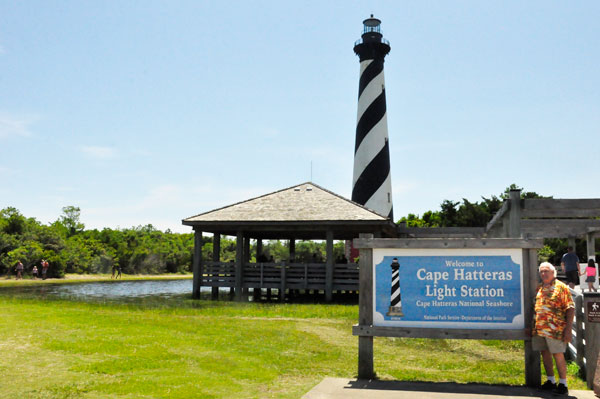 Lee Duquette at the Cape Hatteras Light Station